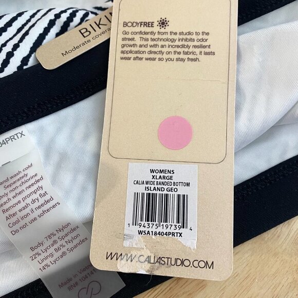 Calia‎ By Carrie Underwood Wide Banded Bottom Island Geo NWT Women's XL - Picture 4 of 6